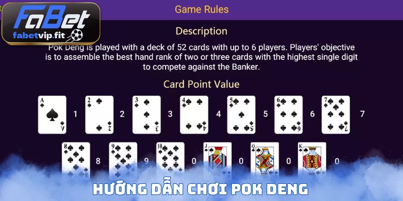 Hướng dẫn chơi Pok Deng