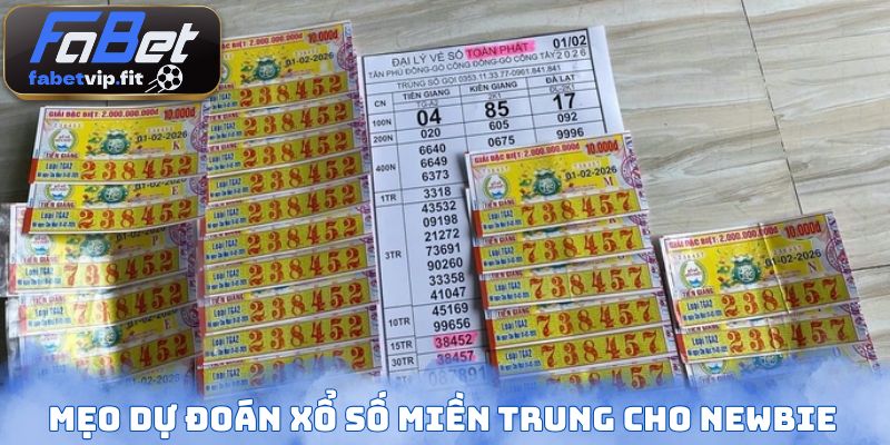 Mẹo dự đoán xổ số miền Trung cho newbie